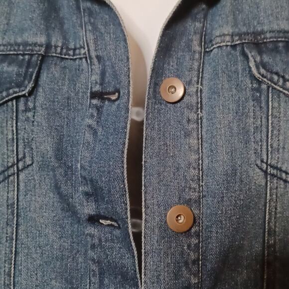 Dollhouse Women's Denim Jeans Jacket. Size 1X - Picture 11 of 15